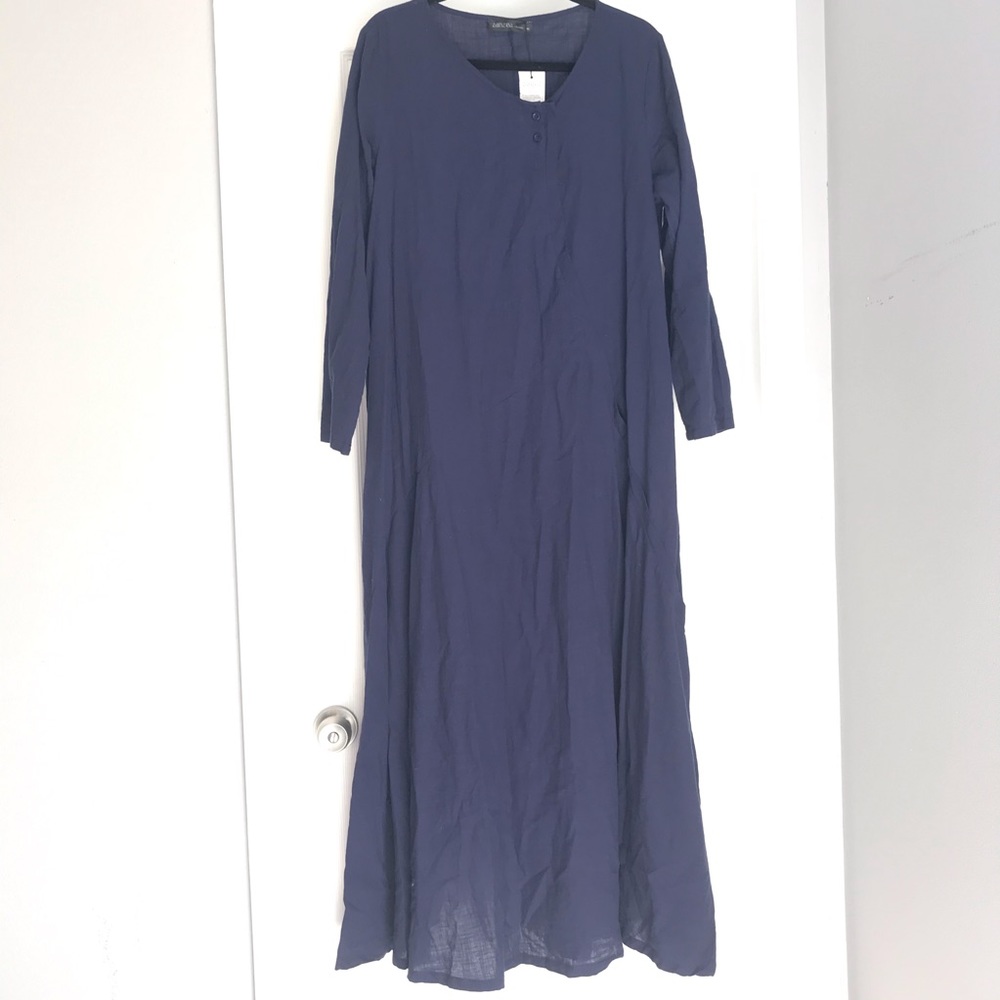 COTTON MAXI DRESS